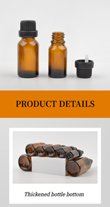 <strong>5ml</strong> 10ml 15ml 20ml 30ml 50ml 100ml Amber Round Glass <strong>Bottle</strong> Packaging Glass Dropper <strong>Bottle</strong> <strong>with</strong> Tamper Evident Screw <strong>Cap</strong> - Product Image 3
