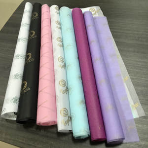 50 * 70cm17gsmロゴプリントカスタム包装ティッシュペーパーカラー包装ティッシュペーパー - Product Image 3