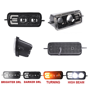 LOYO 4X4 kapalı yol sis farları rus versiyonu kare Led sis işık su geçirmez Ip 67 100W sürüş ışığı lada kentsel Niva - Product Image 3
