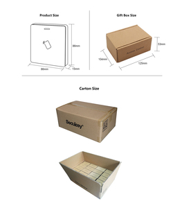 Fabrik preis 86*86mm RFID NFC-Kartenleser Wiegand-Zugangs kontroll system, 13,56 MHz IC-Kartenleser - Product Image 6
