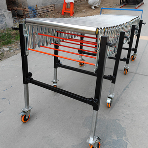 Trasportatore a rulli a gravità sistema di carico e scarico manuale Dock scarico trasportatore - Product Image 2