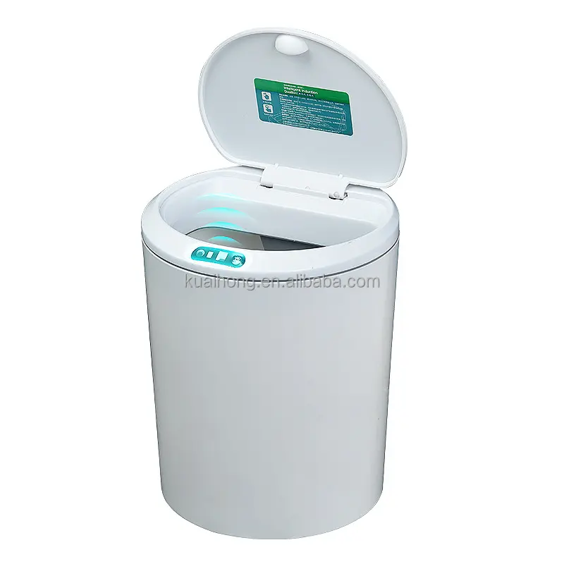 Cubo de basura automático con Sensor de 3L, papelera inteligente de plástico para cocina, dormitorio y baño, venta al por mayor