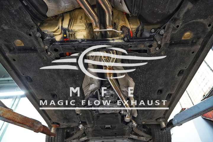 Outstanding Fitment SUS 304 Exhaust Pipe Catback for Porsche Cayenne 9Y0 3.0T 2018+ Exhaust Muffler Valves Auto Parts