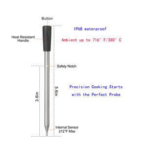 Sonda de temperatura inalámbrica de repuesto universal-Sensor de precisión para cocinar carne, hornear, Sous Vide - Product Image 1