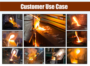 Smelter Máy phế liệu kim loại đúc nồi 5000 công nghiệp kim loại quý vàng nóng chảy lò gạch curcible goldsilver - Product Image 2