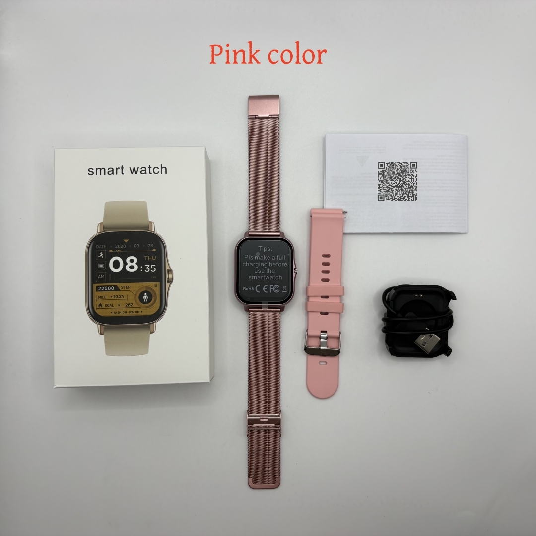 Pink mesh steel + silicone