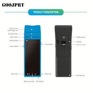 GOOJPRT-Terminal PDA con Android 8,1, Terminal POS, inalámbrico, BT y Wifi, sistema Android con impresora térmica integrada y escáner de código de barras - Product Image 3