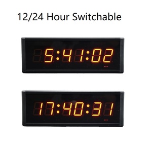 E serie 1.8 pollici dito singolo lato multimodalità digitale conto alla rovescia LED Challenge Clock con pulsante Push Start Stop cablato - Product Image 3