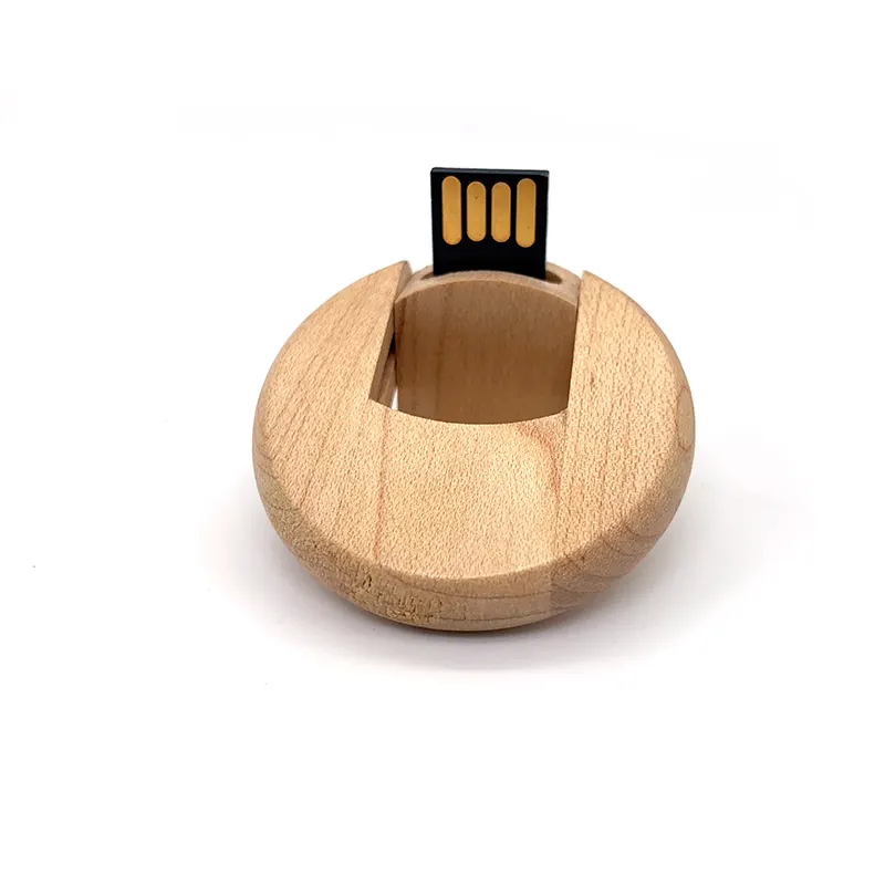 Usb Flash Pen Drive Usb2.0 Wooden Usb With Box 4gb 8gb 16gb 32gb Memory Stick Free Custom Logo U Disk For Wedding Gift