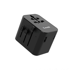 Adattatore da viaggio multifunzione 2.4A tipo di potenza di uscita 65W-C PD funzionalità presa di conversione diretta in fabbrica a 65 vie - Product Image 3