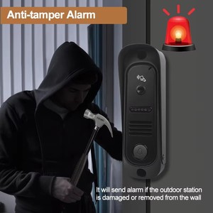 Wifi de pantalla de 7 pulgadas con tarjeta de identificación y sistema de timbre de videoportero de desbloqueo - Product Image 4