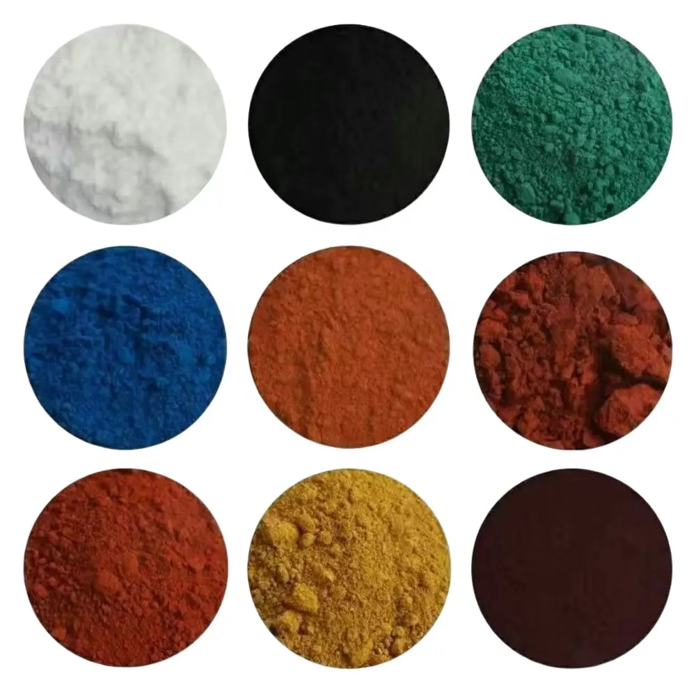 Gran oferta, pigmento en polvo de Color, óxido de hierro rojo para pigmento de hormigón, óxido de hierro rojo, pigmentos de pintura de color, óxido de hierro