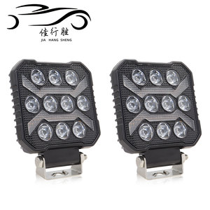JHSハイパワーLEDワークライト10smdスクエア4インチ100w6000kLEDワークライト12vスポットフラッドビームライトオフロードLED車用 - Product Image 2
