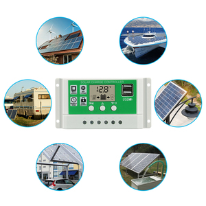 Disponibile regolatore di carica solare con batteria al litio 10A/20A/30A 12V/24V con Display LCD - Product Image 6