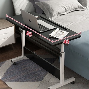 Hot Selling Simple Tilting Adjust Lifting Height <strong>Computer</strong> Desk <strong>Table</strong> <strong>With</strong> Wheels for Living Room - Product Image 5
