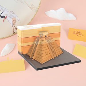 Bloc de notas de papel creativo para manualidades, Bloc de notas adhesivas 3D, para construcción artística, Inca, azteca y restos mayas, notas de poste - Product Image 3