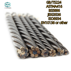 PC Strand 1700mpa <strong>Mine</strong> <strong>Cable</strong> Bolting Underground Prestressed Concrete Steel Strand 1860MPa 12.7 mm - Product Image 2