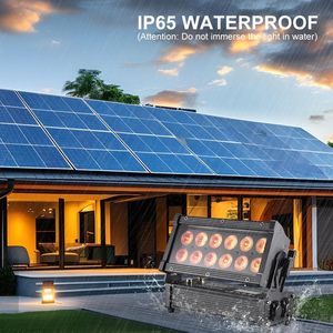 12X18W RGBWA + UV 6-en-1 DMX APP Control LED Wash Par Stage Light Impermeable Batería inalámbrica Uplight - Product Image 3