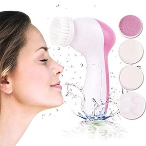 5 1でFacial Cleansing Brush Exfoliator Clean Skin SPA Cleaner Electric Cleansing System Kit Face Wash And Face Brush - Product Image 1