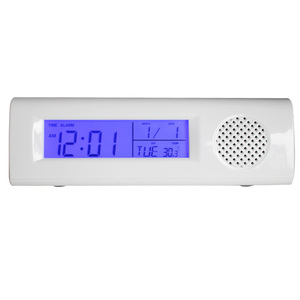 Triangolo 3 In 1 FM Radio torcia di emergenza torcia digitale luce notturna calendario sveglia - Product Image 2