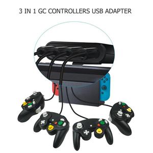 USB-Adapter mit 4 Ports GC-Controllern für Gamecube Fit für Nintend für Switch Wii U/PC-Konsolen spiel zubehör - Product Image 5