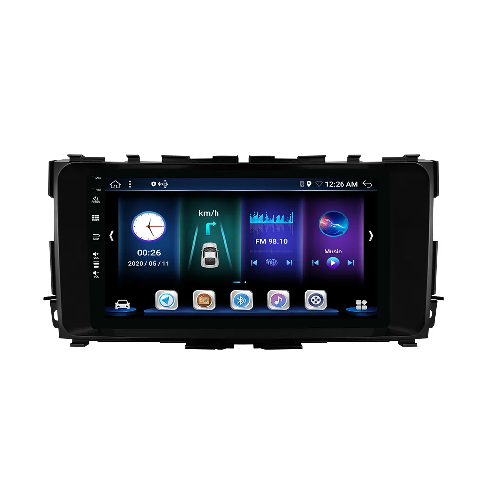 Radio con GPS para coche, reproductor Multimedia con Android 11, 9 pulgadas, 1 din, pantalla táctil, WIFI, MP5, DVD, para Nissan Altima Teana