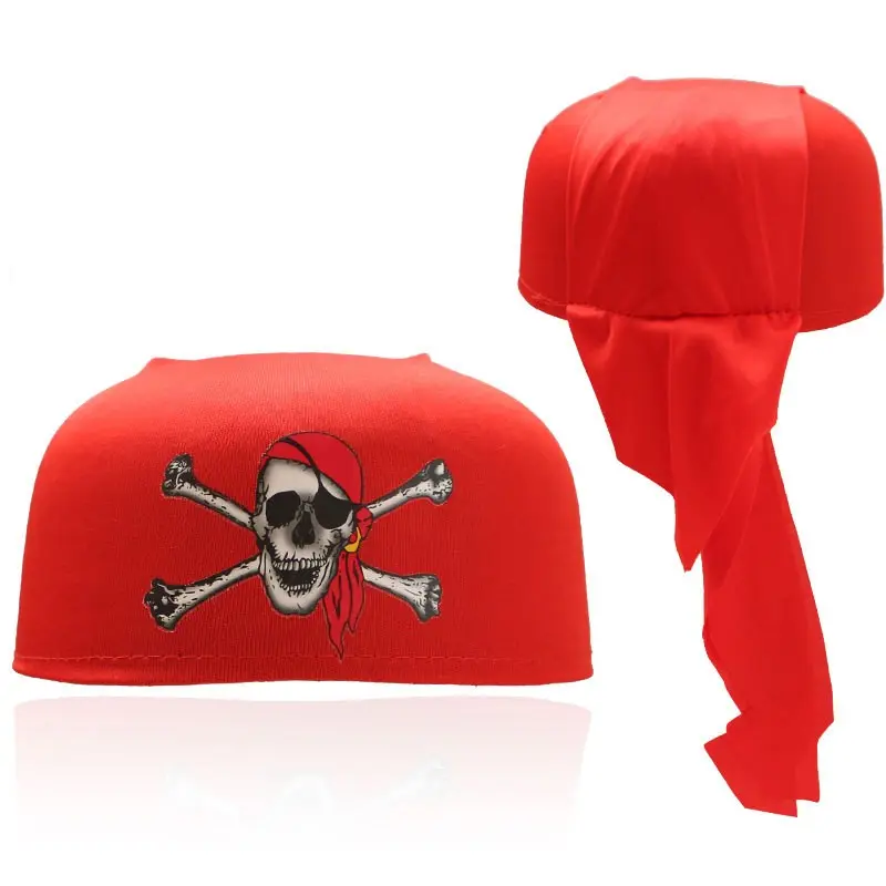 Cappello da capitano pirata con stampa stracci per bambini accessori per costumi cappelli cosplay Dress-up cappello da pirata per festa