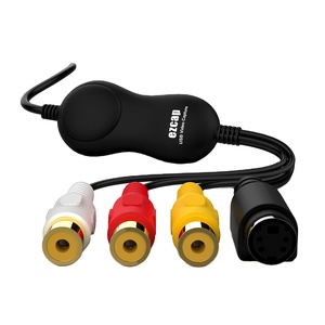 USB 2.0视频采集卡设备将模拟到数字与VHS录像机电视转换为DVD适配器，用于苹果视窗音频 - Product Image 1