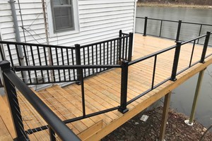 Prima Contemporary Handrails Modern Cable Wire Railing Balustrades for Interior Exterior Home Staircase Decking Aluminum <strong>PVC</strong> - Product Image 2