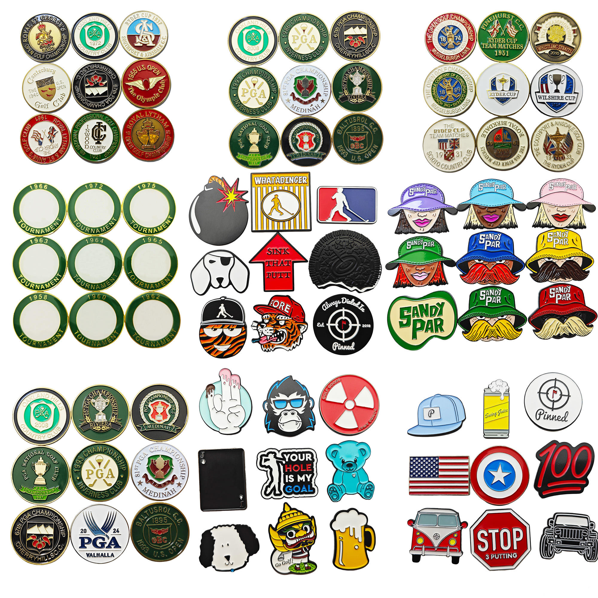 Marqueur de balle de golf