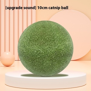 Bola de hierba gatera ecológica supergrande de 10cm, juguete de hierba gatera para molares, Bola de menta, venta al por mayor, juguete de fruta para insectos y agallas para gatos - Product Image 6