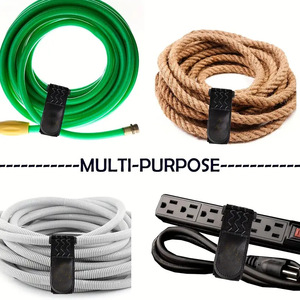 Correa de hebilla de gancho y bucle elástico antideslizante con respaldo de silicona correas de seguridad multiusos correa de bicicleta - Product Image 3