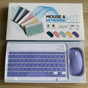 OEM inalámbrico recargable Mini teclado y ratón Kit para computadora móvil tableta portátil teclado y ratón Kit - Product Image 5