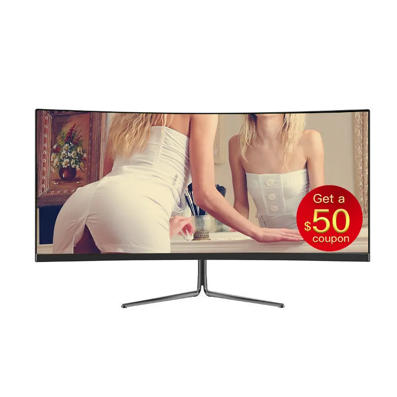 4k Curved Display Gaming Computer Monitor 31,5 32-Zoll-LED-Monitor mit Dp-Eingang