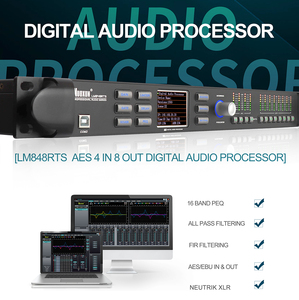 Procesador de audio profesional con tecnología DSP de frecuencia de muestreo de 96kHz para entrada/salida AES/EBU-Equipo de sonido de audio - Product Image 3