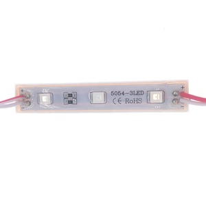 12V modülü led 5054 7211 kırmızı ışık 0.75w 3 led su geçirmez ip65 5054 led modülleri - Product Image 1