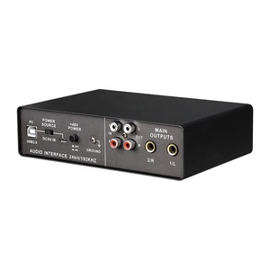 2021 Venta caliente de Audio Usb Audio sonido de estudio de grabación de la tarjeta de interfaz para vivir de transmisión - Product Image 3