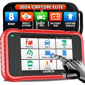 CRP129E V2.0 OBD2 Creader Elite 2025 lanciare Auto VIN Code Reader quattro sistema strumento diagnostico alimentazione elettrica aggiornamento Software libero