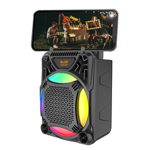 Tragbare drahtlose Mini-RGB-LED-Beleuchtung Karaoke-Lautsprecher USB/TF-Karte FM-Funktion für Audio-Player Home-Handy-Speicher karte - Product Image 1
