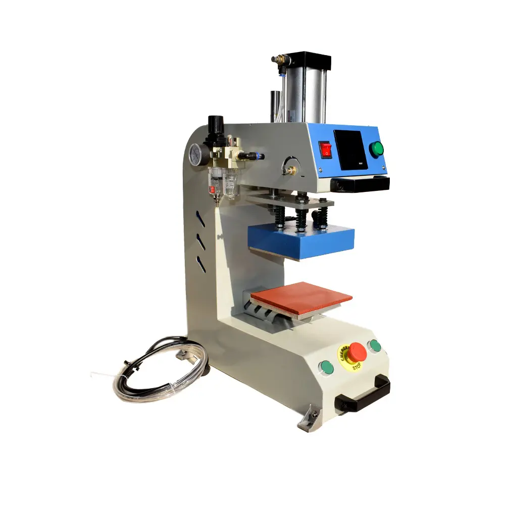 Pneumatic Ironing Press Machine Chinese Manufacturer Direct Sales Small Automatic Label/Logo Heat Press Machine