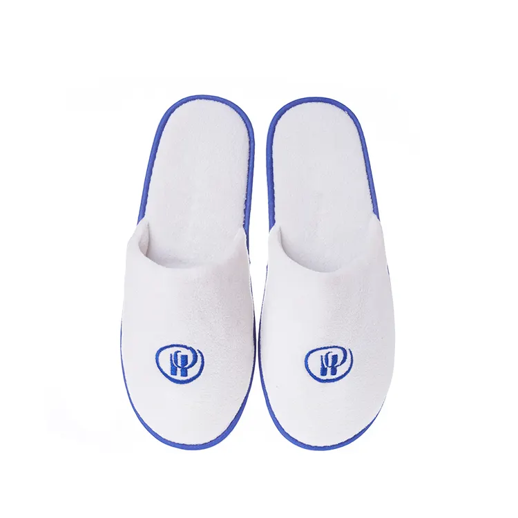 High Quality Disposable Hotel Velvet Shoes Slippers slipper for men and women flip flops hotel spa massage
