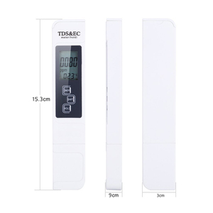 Fabrika kaynağı LCD taşınabilir dijital su sayacı filtre ölçüm su kalitesi saflık test TDS metre