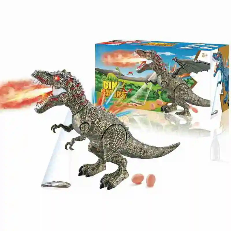 Jouets en plastique, projecteur et fonction d'œuf brut, de dinosaure qui marche, spray électrique, HN935920