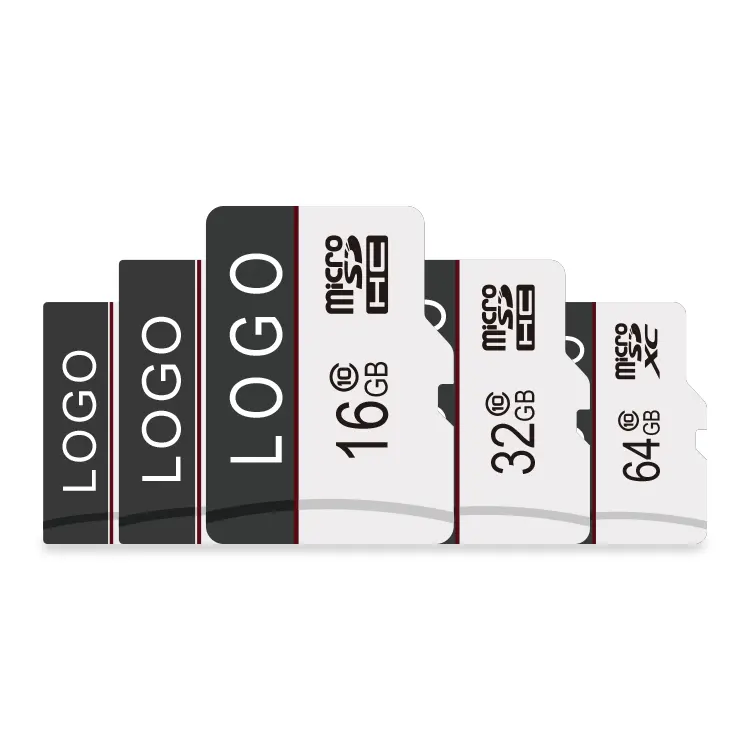 Cartão de memória de alta qualidade TF SD 4GB 8GB 16GB 32GB 64GB 128GB 512GB Classe 10 U3 U1Storage Cartão de memória flash para câmera