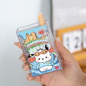 凯蒂猫烟盒打火机可爱Kuromi <span class=keywords><strong>USB</strong></span>充电打火机钨丝点火