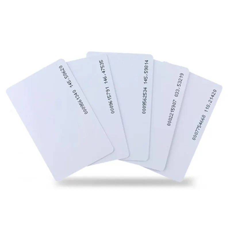 Smart Card in bianco Rfid senza contatto per biglietti da visita in Pvc 1k 13.56mhz a basso costo