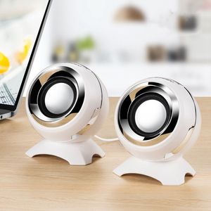 Q8-Mini altavoz portátil compacto con efectos de sonido 3D, reproductor Multimedia personalizado con cable USB para ordenador portátil - Product Image 3