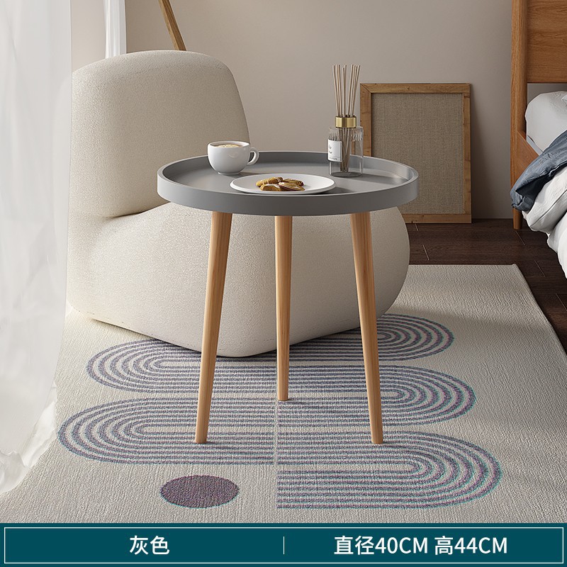 40 rond gris (pieds revêtus de pvc)