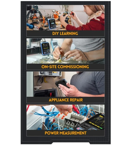 FYX Stock FNIRSI رقمي متعدد المتر اختبار الترانزستور وظيفة مولد إشارة 3 في 1 اختبار إلكتروني متعدد الوظائف - Product Image 2