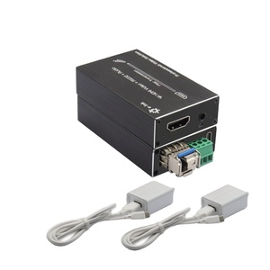 迷你4K HDMI扩展器光纤60HZ视频，带RS232和外部音频HDMI光收发器 - Product Image 1